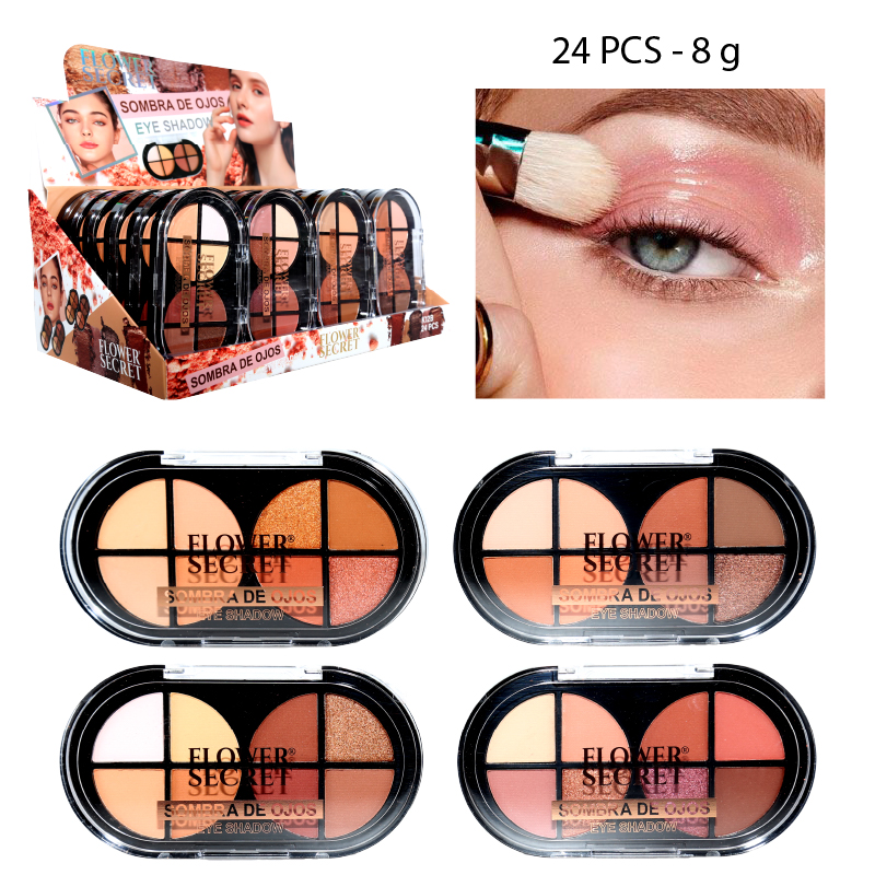 PALETA DE SOMBRAS 8 TONOS POR PALETA - 8 G