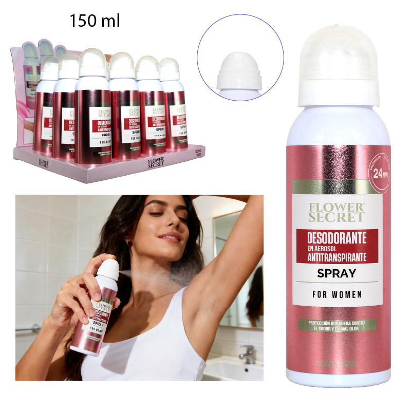 DESODORANTE EN AEROSOL ANTITRANSPIRANTE PARA MUJER - 150 ML