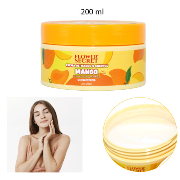 CREMA DE MANOS Y CUERPO MANGO - 200 ML