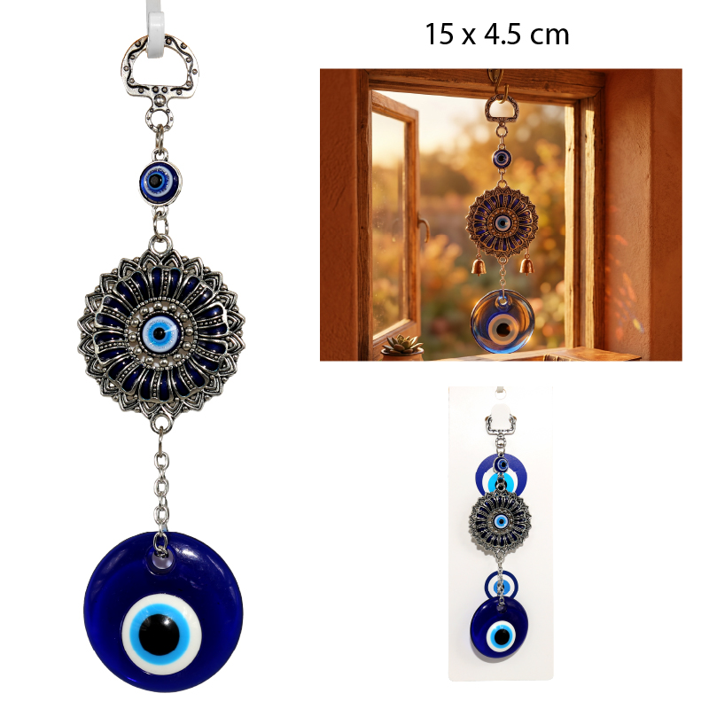 CAMPANA COLGANTE DE VIENTO PÉTALOS - 15 X 4.5 CM