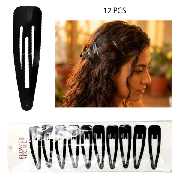 PINCHES PARA EL CABELLO - NEGRO