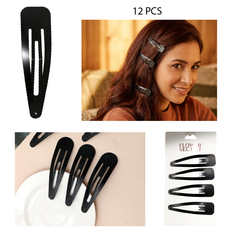 GANCHOS NEGROS PARA EL CABELLO 4 PCS