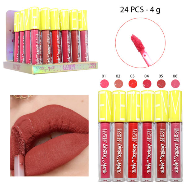 LABIAL MATTE 6 TONALIDADES - 4 g