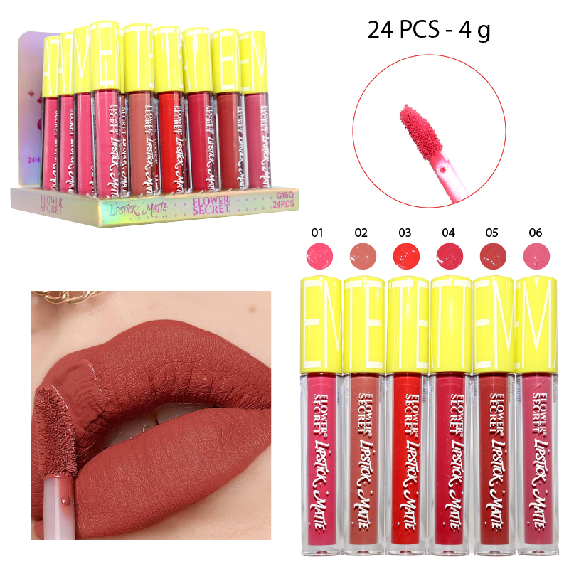 LABIAL MATTE 6 TONALIDADES - 4 g
