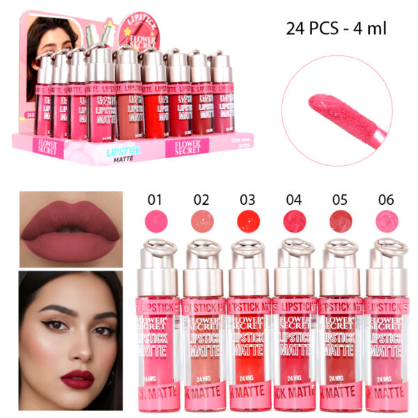 LABIAL MATTE 24 HRS 6 TONALIDADES - 4 ml