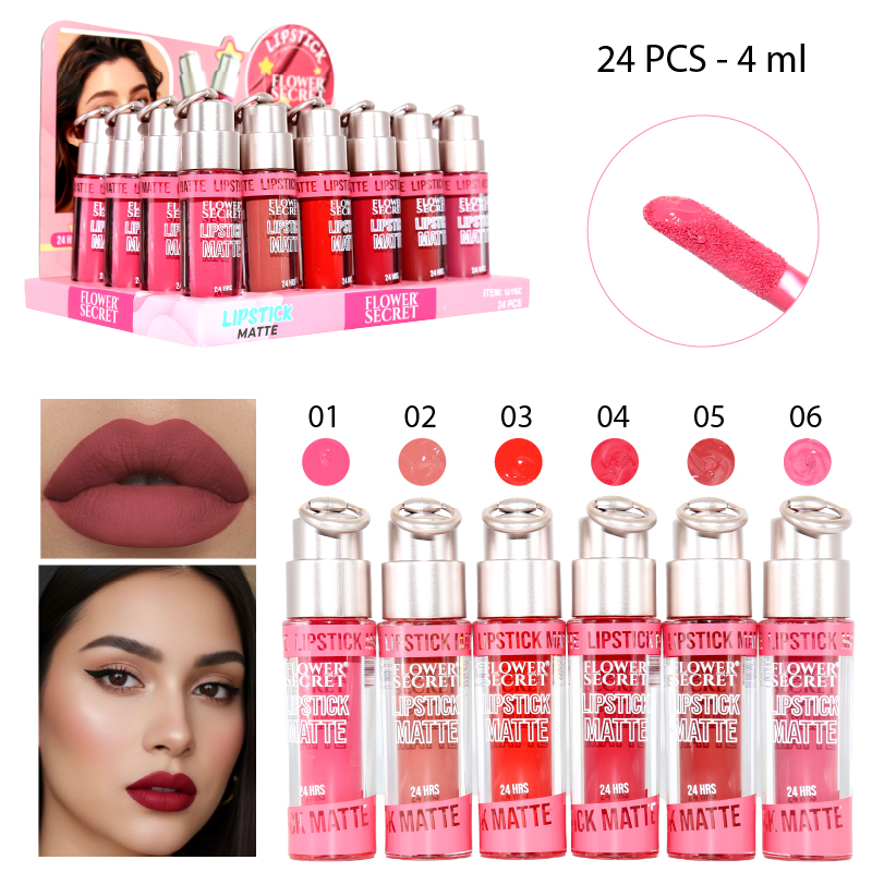 LABIAL MATTE 24 HRS 6 TONALIDADES - 4 ml
