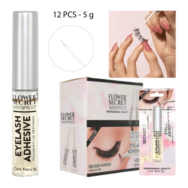 PEGAMENTO PARA PESTAÑAS CLEAR 5g. SECADO RAPIDO