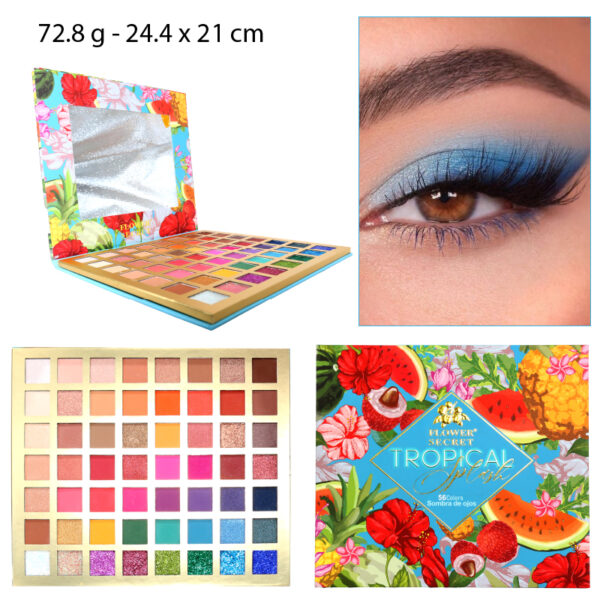 PALETA DE SOMBRA DE OJOS TROPICAL SPLASH 56 COLORES