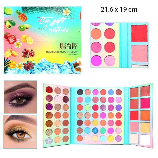 PALETA SOMBRA DE OJOS 73 COLORES