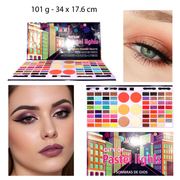 SOMBRA DE OJOS 70 COLORES CITY OF PASTEL LIGHTS