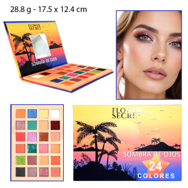 SOMBRA DE OJOS DE 24 COLORES