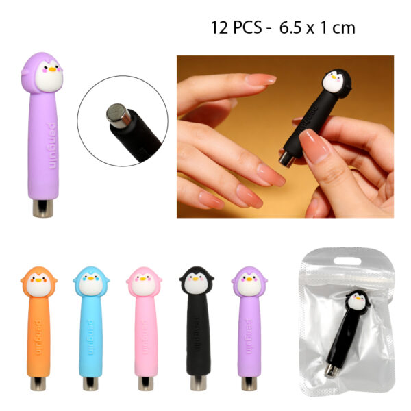 IMÁN OJO DE GATO DISEÑO PINGÜINO