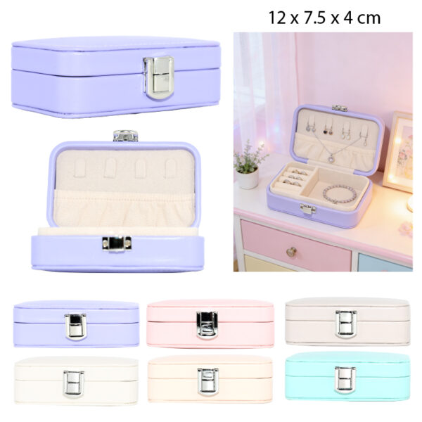 CAJA ORGANIZADORA PARA JOYAS PEQUEÑA - 12 X 7.5 X 4 CM