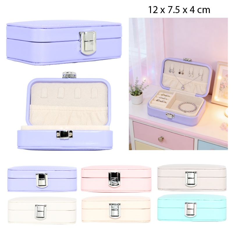 CAJA ORGANIZADORA PARA JOYAS PEQUEÑA - 12 X 7.5 X 4 CM