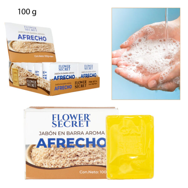 JABÓN EN BARRA AROMA AFRECHO/SALVADO - 100 GR
