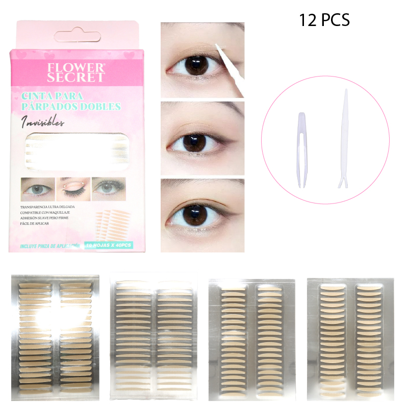 PEGATINAS PARA DOBLE PÁRPADO INVISIBLES - 10 PCS