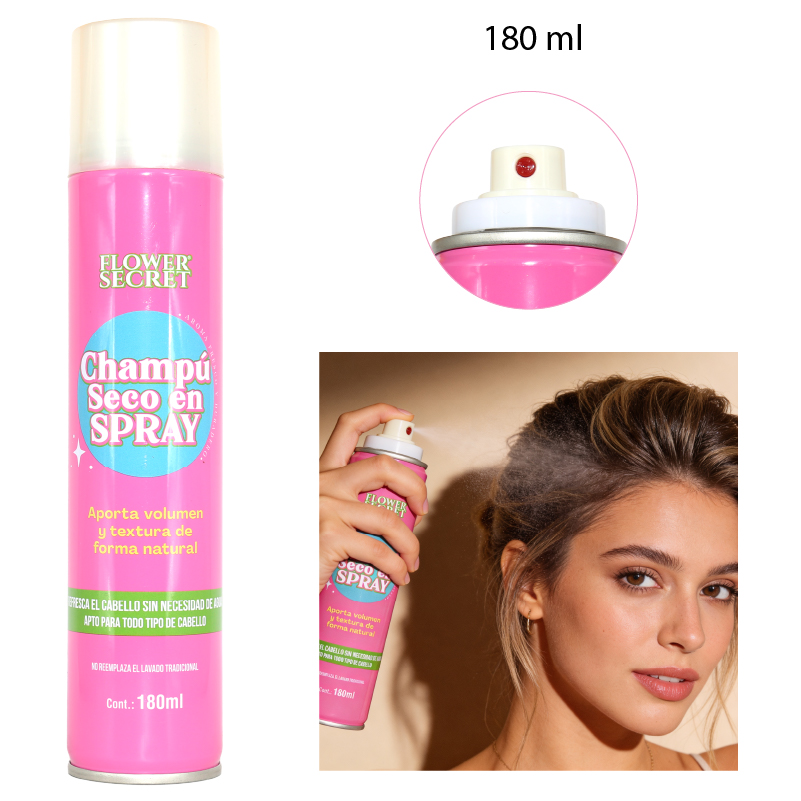CHAMPÚ SECO EN AEROSOL - 180 ML