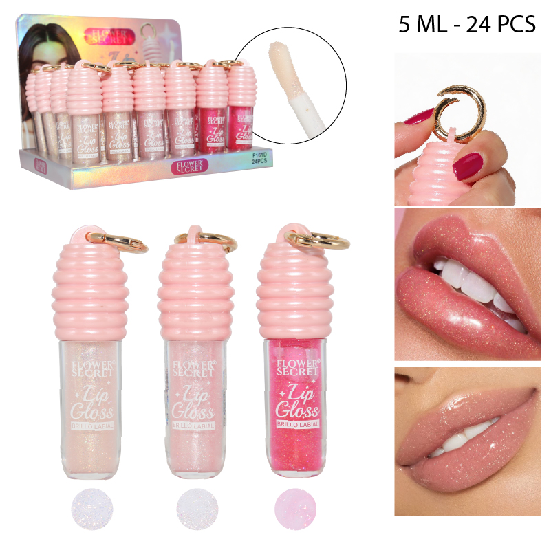 LIP GLOSS GLITTER 3 TONOS - 5 ML
