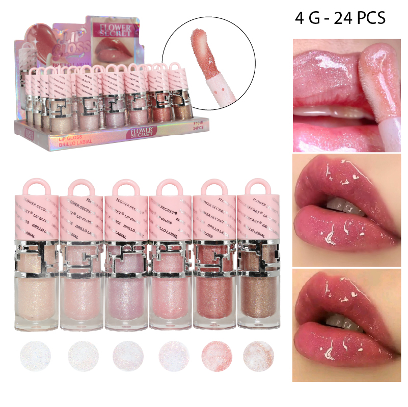 BRILLO LABIAL LIQUIDO PERLADO 6 TONOS - 4 G