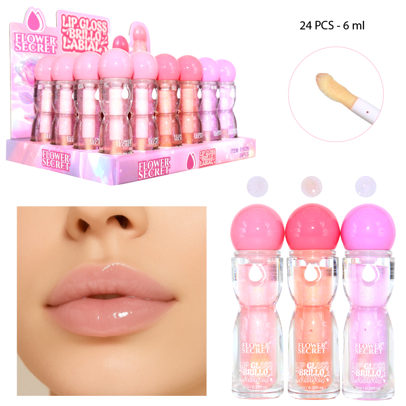 BRILLO LABIAL PERLADO AROMA FRUTAL - 6 ML