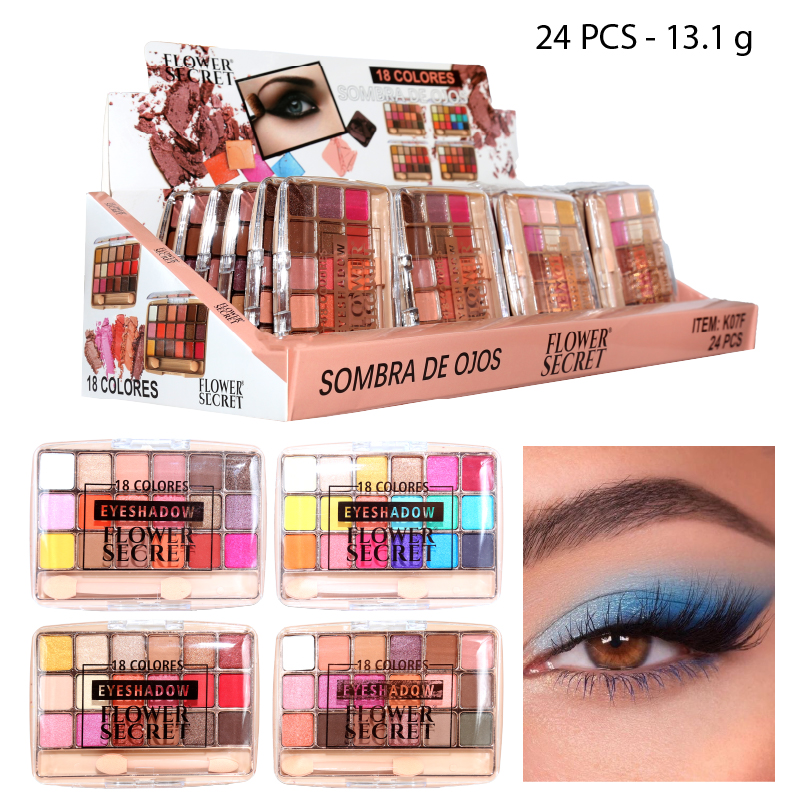 SET SOMBRA DE OJOS CUATRO PALETAS - 24 PCS