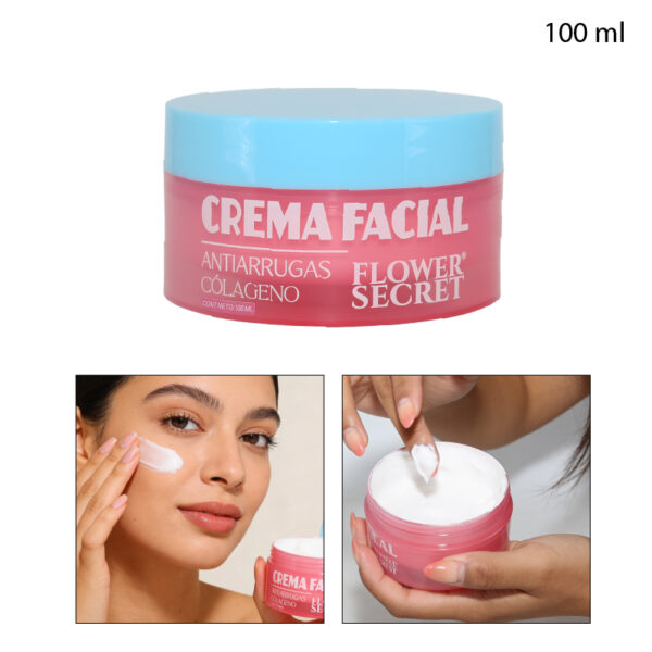 CREMA FACIAL ANTIARRUGAS COLÁGENO BLANQUEADORA - 75 ML